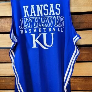 Kansas Jayhawks Basketball Jersey - Blue
